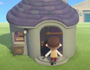 La maison de Violette vue de l'extérieur dans New Horizons