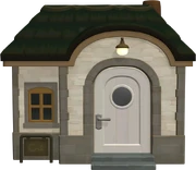 Exterior de la casa de Miki en New Horizons.