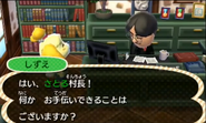 Isabelle talking to the mayor