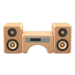 color block stereo speaker