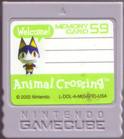animal crossing dolphin memory card animal crossing dolphin memory card