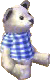 Mama polar bear blue gingham plaid.png