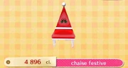 Chaise festive