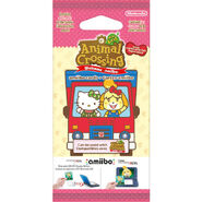 Animal Crossing: New Leaf + Sanrio pack of Animal Crossing amiibo cards.