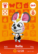 La carte Amiibo de Belle