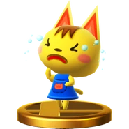 Le trophée de Cathie dans Super Smash Bros. U