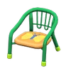 NH-Furniture-Baby chair (green) (butterfly)