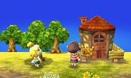 La maison de Célia vue de l'extérieur dans New Leaf