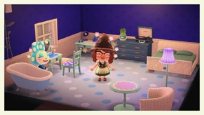 La maison de Nadine dans New Horizons