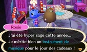 Rosie parlant de son cadeau pour le Jour des cadeaux