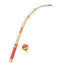 Red Fishing Rod