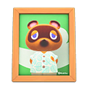 La photo de Tom Nook dans New Horizons