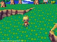 South-west-facing inside corner stretched extremely wide very long slanted ramp