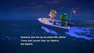 Amiral chantant une chanson à propos de sa fille