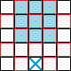 Campsite size in relation to the player and the clearance required.