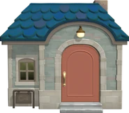 L'extérieur de la maison de Laura dans New Horizons