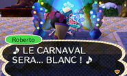Le carnaval sera... blanc !