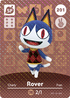 Carte Amiibo Animal Crossing - #280 Victoria - Série 3 - Comme Neuve