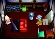 La maison de Curt dans Animal Crossing