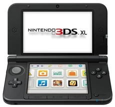 Nintendo 3DS XL en color negro.