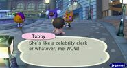 Talking to Tabby in the city