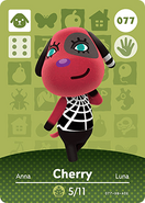 Cherry's amiibo card