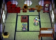 La maison de Bajoue dans Animal Crossing