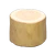 NH-Log stool-white wood