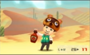 Le costume de Tom Nook dans Miitopia