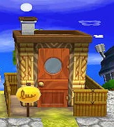La maison de Darius vue de l'extérieur dans New Leaf