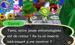 Djarod saluant le joueur revenu avec des prises