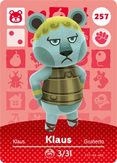 Carte Amiibo Animal Crossing - Phyllis 205 - SP - Série 3 Nintendo