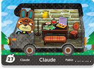 La carte amiibo de Claude