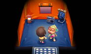 Elise in a campsite.