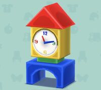 Kiddie clock