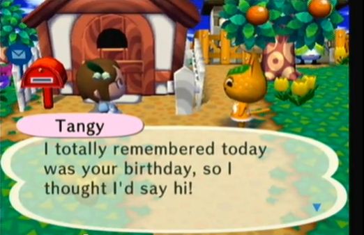 animal crossing new leaf villager birthdays