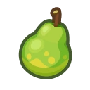 Pear inventory icon in New Horizons