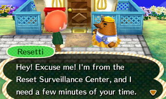resetti animal crossing city folk cheats