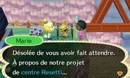 Le centre Resetti en cours de construction