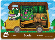 La carte Amiibo de Croko