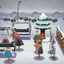 Snowy Ski Lift