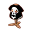 Tops skull