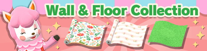 Floral Wall Floor Collection Now Available Mar 03 2020 Animal Crossing Pocket Camp Wiki Fandom