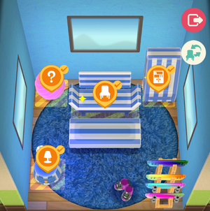 Stripe chair animal crossing new arrivals