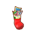 Furniture Red Stuffed Stocking