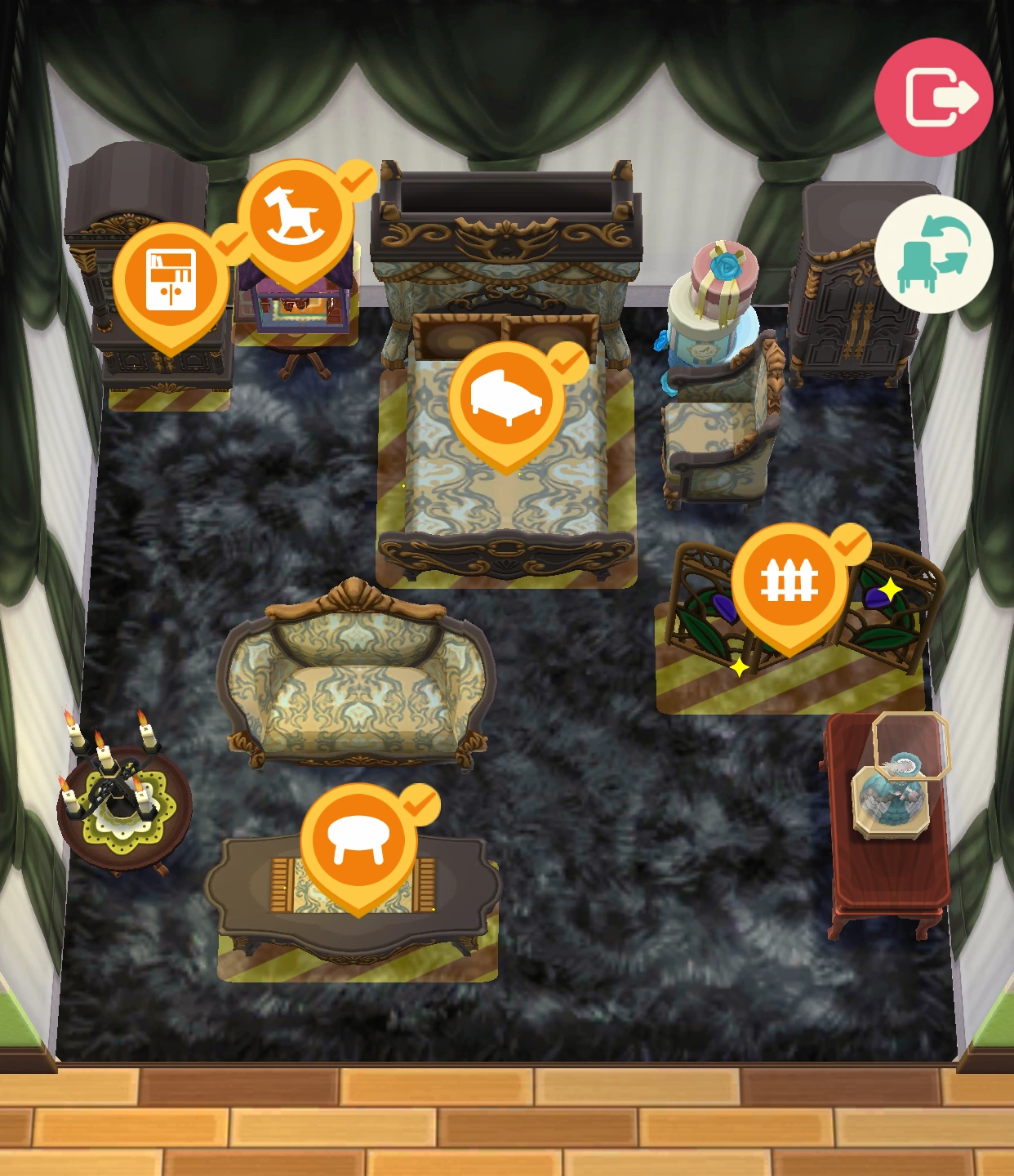 Rococo Sofa Pocket Camp Baci Living Room