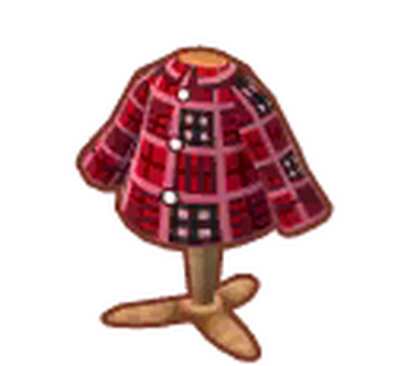 Red flannel shirt animal crossing new leaf shop