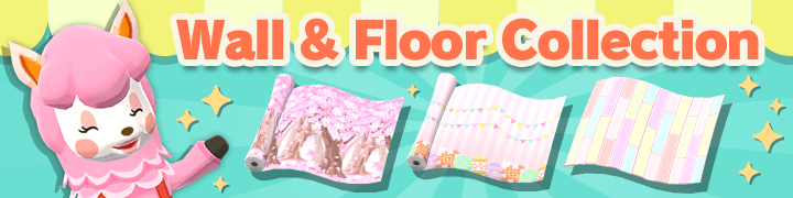 Scallop Scoop-Up Goals, Wall & Floor Collection [Animal Crossing
