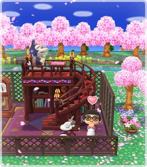 Mix Match Items Sakura Retro Cafe Apr 6 2019 Animal Crossing Pocket Camp Wiki