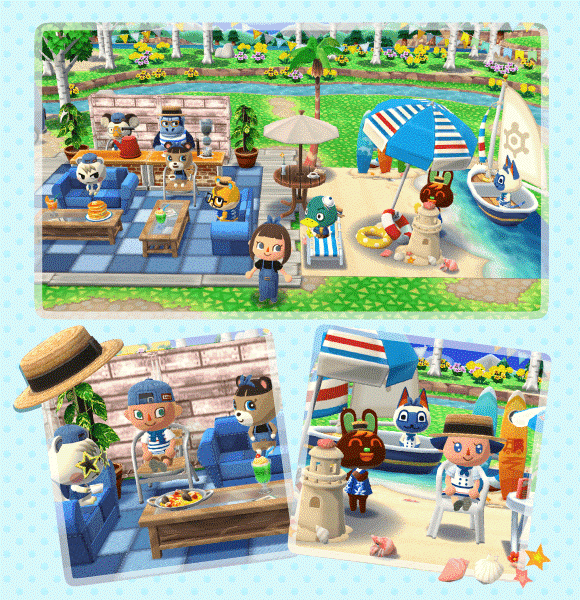 Make Your Campsite a Coastal Café! (Aug. 25, 2018) Animal Crossing